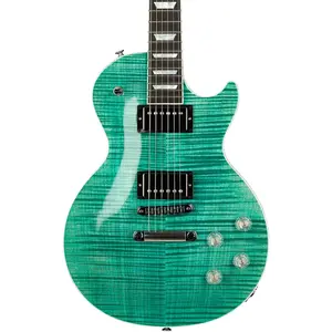 Электрогитара Gibson Les Paul Modern Figured, морской зеленый