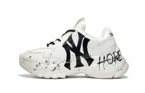 MLB Большие кроссовки с нескользящей подошвой, массивные, унисекс, белые