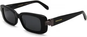 Солнцезащитные очки FERRAGAMO SF 1105 S 001, черные, Black