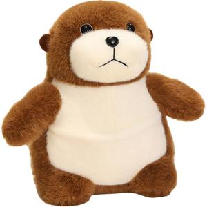 Милые плюшевые игрушки выдры 23см/33см/43см MERCONSER, коричневый
