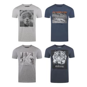 Футболка riverso RIVCharly 4er Pack, разноцветный