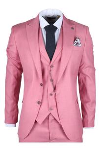 Костюм-тройка Джеймса TruClothing, розовый