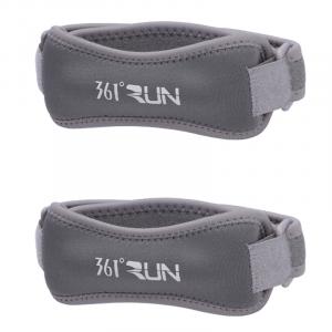 Наколенник Patella для баскетбола, бадминтона и бега, унисекс 361°, серый (2 pack)