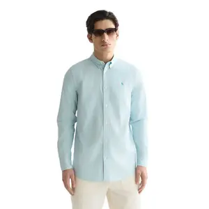 Рубашка с длинным рукавом Scotch & Soda 183093, стандартного кроя, синий