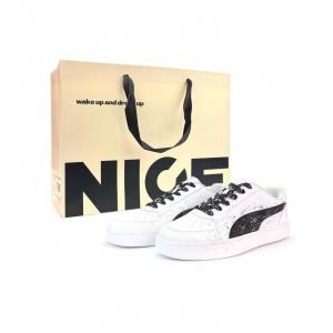 PUMA Caven 2.0 Shooting Stars устойчивые к истиранию, легкие и дышащие низкие кроссовки для скейтбординга унисекс White