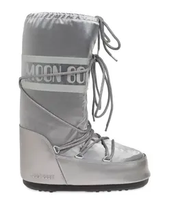 Ботинки Moon Boot Icon Glance Platinum Satin, серый