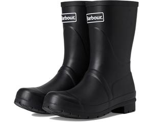 Женские резиновые ботинки Barbour Banbury Welly с логотипом, черный