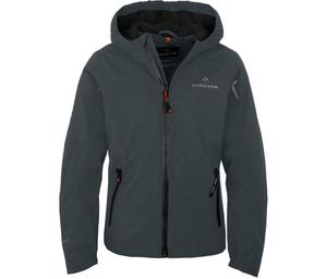 BERGSON Легкая утепленная куртка-дождевик, водонепроницаемость 12000 мм водяного столба, серая