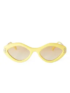 Солнцезащитные очки в геометрической оправе PUCCI, желтый