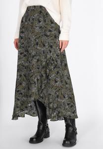 Юбка DreiMaster Wrap skirt, Black Flower/Black