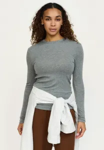 Топ с длинными рукавами Soft Rebels, Medium Grey Melange