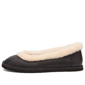 Кожаные балетки Zora Ugg, черный