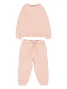 Спортивный костюм с логотипом TRUSSARDI JUNIOR, розовый