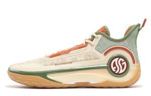 Баскетбольные кроссовки AG 4 мужские, среднего размера, цвет Dune White/Wild Green 361°