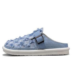 Тихие закрытые тапочки мужские EGCHI, светло-голубой