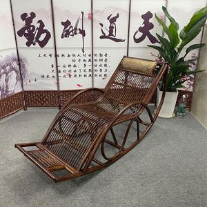 Yu Senyi Кресло-качалка из ротанга, цвет walnut branch style, цвет hutao branch style