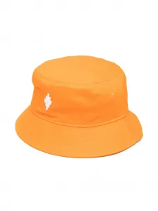 Панама с вышитым логотипом Marcelo Burlon County Of Milan Kids, оранжевый