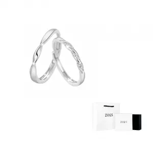 ZOKS Кольцо из чистого серебра S999 унисекс