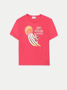 Футболка стандартного кроя Coccodrillo, розовый