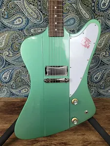 Электрогитара Epiphone 1963 Firebird I в цвете Inverness Green с жестким футляром
