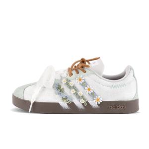 Adidas Vl court 2.0 амортизирующие, износостойкие низкие кроссовки для скейтбординга unisex green