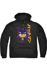 Толстовка с капюшоном Batman Cute Kanji для взрослых Gildan, черный