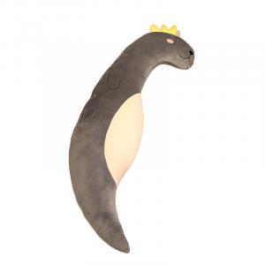 Плюшевая кукла Ocean Sleep Ice Silk, высота 80cm/100cm/120cm/140cm, длина 80cm/100cm/120cm/140cm Fox fairy, серый