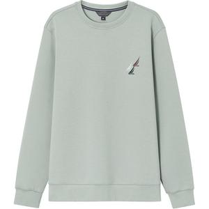 Мужские толстовки с круглым вырезом, средней толщины Nautica, sky синий