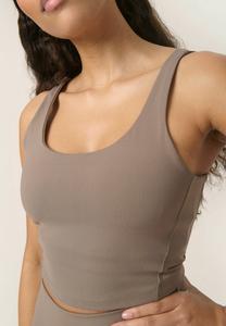 Топ SLAlura Sports Soaked in Luxury, темно-коричневый