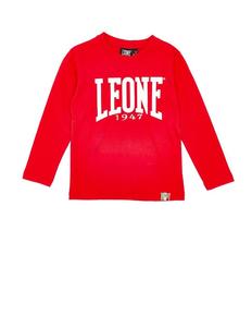 LEONE 1947 APPAREL Простая футболка со львом для мальчиков с длинными рукавами
