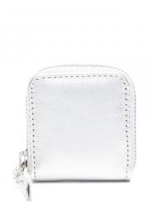 Comme Des Garçons Wallet кошелек с эффектом металлик, серебряный