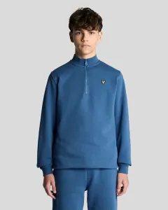 Унисекс толстовка с застежкой-молнией на четверть длины Lyle & Scott, Blue