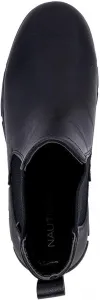 Мужские ботинки Nautica Chelsea на шнуровке, ботинки Челси, дезерт-ботинки Wuzer, черный