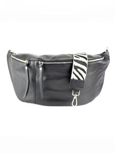 Поясная сумка lePelou LEONA, пятнистый черный