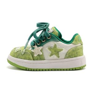 Детские скейтерские кроссовки Kids QINUOSHU, зеленый