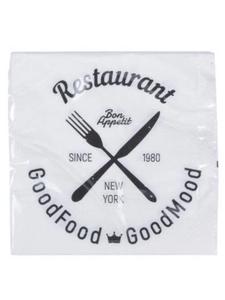 Excellent Houseware Белые бумажные салфетки