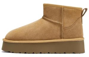 Зимние ботинки женские Daphne на толстой подошве, коричневый