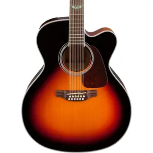 Акустико-электрогитара Takamine GJ72CE-12 серии G, джамбо с вырезом, 12 струн, глянцевый солнечный взрыв