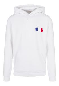 Пуловер F4NT4STIC Basic Hoodie France Frankreich Flagge Fahne, белый