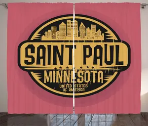 Штора ABAKUHAUS Minnesota Rustic, печать Capital Grunge, присборенная тесьма для спальни с петлями и крючками, 280 x 245 см, цвет: бледно-кофейный, сушеная роза Abakuhaus