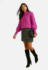 Свитер с помпонами стандартного кроя Love & Roses, Magenta Pink