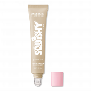 Бальзам для губ Clean Fresh Squishy Glaze Lip Butter Balm CoverGirl, Toasted Vanilla Marshmallow (sheer beige)