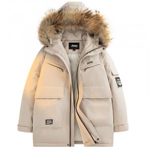 Jeep Унисекс пуховик, Oat Coffee