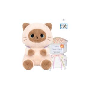 BANLI Плюшевая кукла Cute Pet Design Ice Cream Cake Siamese Cat высотой 22см/30см