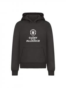 Толстовка World Of Warcraft Alliance Glory Back в черном цвете F4NT4STIC