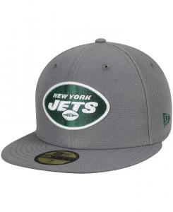 Мужская графитовая бейсболка New York Jets Storm 59FIFTY Fitted New Era