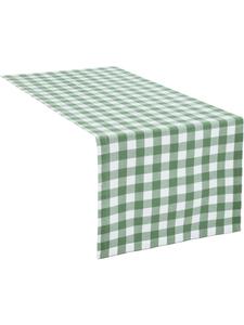 Redbest  Хлопковая скатерть-дорожка Nashville зеленого цвета