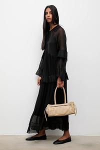 Шелковое платье Answear.Lab, черный