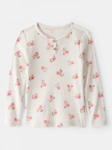 OshKosh Футболка с длинными рукавами кремового цвета