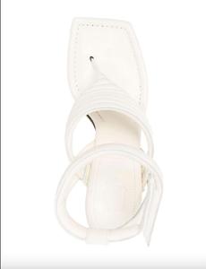 Женские сандалии Gia 8 цвета слоновой кости GIA BORGHINI, слоновая кость